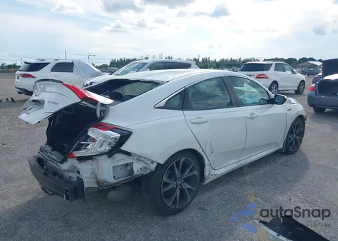 2020 Honda Civic Sport из США, поврежденный, VIN 2HGFC2F80LH506147